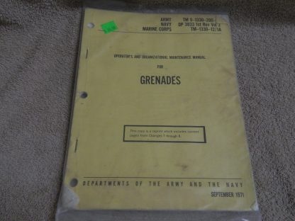 TM 9-1330-200-12 : Grenades