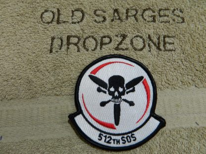 USAF Patch: 512th SOS - Rescue Squadron- Color