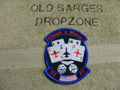 USAF Class Patch: Always A Winner- 02-07 - Color