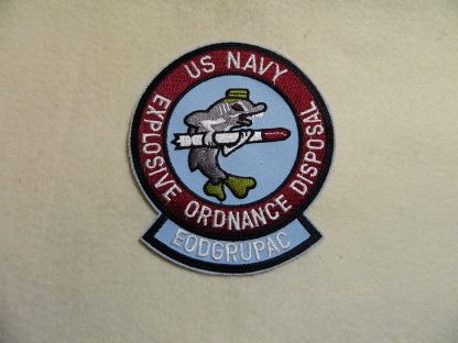 USN : US NAVY EXPOSIVE ORDNANCE DISPOSAL  - EODGRUPAC