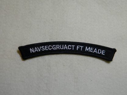 USN ROCKER : NAVSECGRUACT FT. MEADE