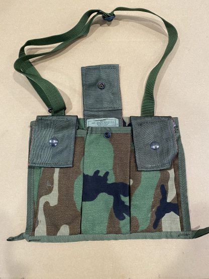 M16 Woodland Bandoleer 6 Mag Pouch