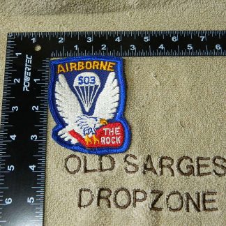USA - 503rd Airborne Patch - Gauze Back