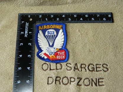USA - 503rd Airborne Patch - Gauze Back